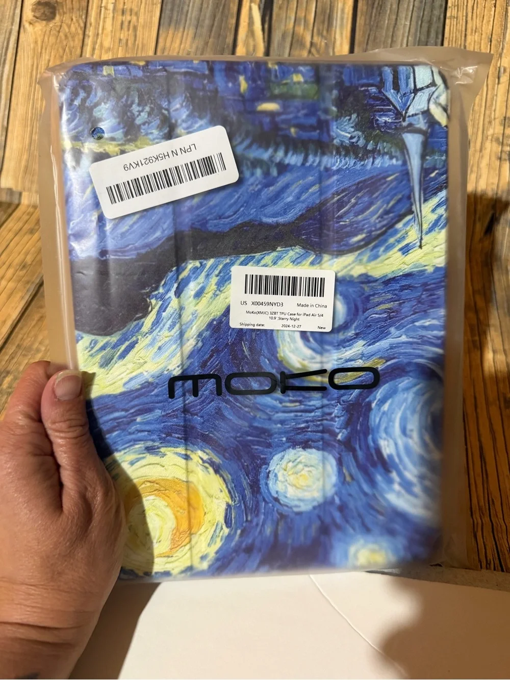 MoKo Blue Starry Night Tablet Case - Slim Protective Cover
